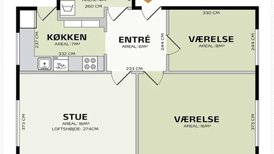 Andelsboliger til salg i Valby - billede 1