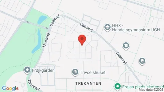 Andelsboliger til salg i Holstebro - kort over placeringen