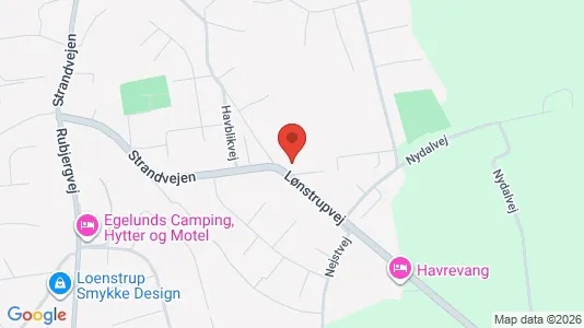 Andelsboliger til salg i Hjørring - kort over placeringen