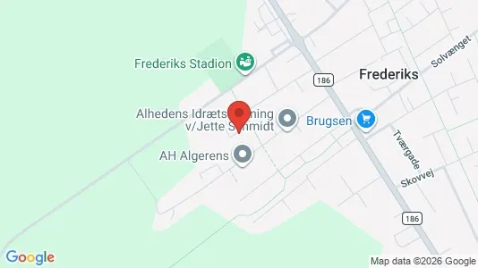 Andelsboliger til salg i Karup J - kort over placeringen