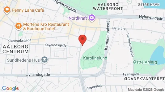 Andelsboliger til salg i Aalborg Centrum - Foto fra Google Street View
