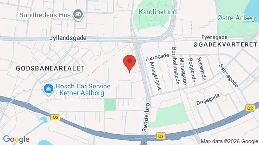 Andelsboliger til salg i Aalborg Centrum - Foto fra Google Street View