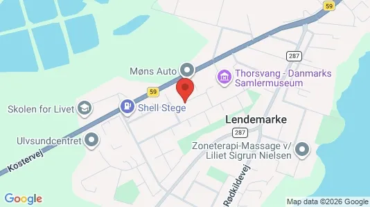 Andelsboliger til salg i Stege - Foto fra Google Street View