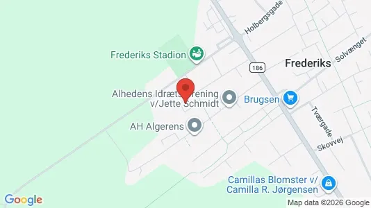Andelsboliger til salg i Karup J - kort over placeringen