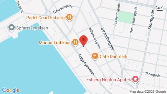 Andelsboliger til salg i Esbjerg Centrum - Foto fra Google Street View