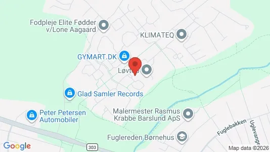 Andelsboliger til salg i Odense NV - kort over placeringen