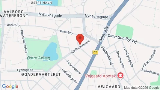 Andelsboliger til salg i Aalborg Centrum - Foto fra Google Street View
