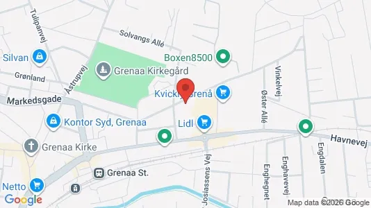 Andelsboliger til salg i Grenaa - Foto fra Google Street View