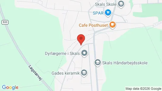 Andelsboliger til salg i Skals - Foto fra Google Street View