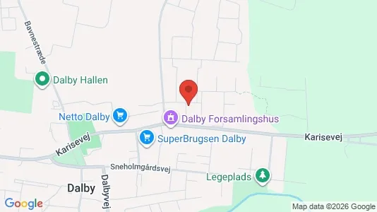 Andelsboliger til salg i Haslev - Foto fra Google Street View