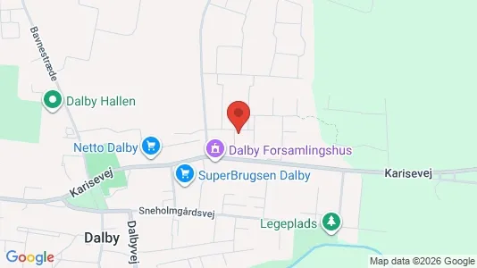 Andelsboliger til salg i Haslev - Foto fra Google Street View