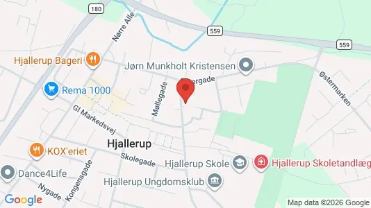 Andelsboliger til salg i Hjallerup - Foto fra Google Street View