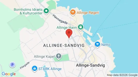 Andelsboliger til salg i Allinge - Foto fra Google Street View