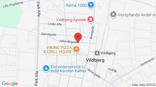Andelsboliger til salg i Vildbjerg - Foto fra Google Street View