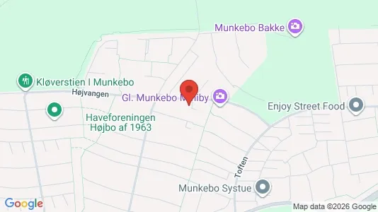 Andelsboliger til salg i Munkebo - kort over placeringen