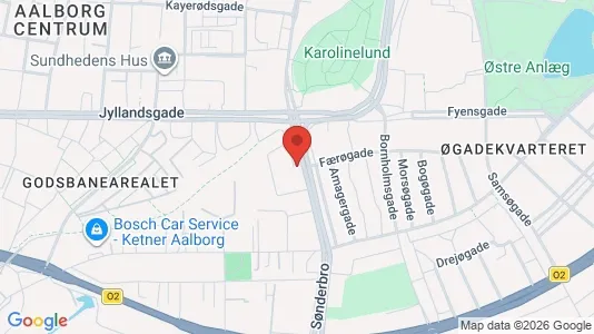 Andelsboliger til salg i Aalborg Centrum - Foto fra Google Street View