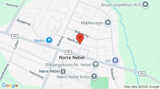 Andelsboliger til salg i Nørre Nebel - Foto fra Google Street View
