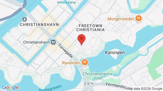 Andelsboliger til salg i København K - kort over placeringen