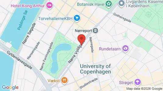 Andelsboliger til salg i København K - kort over placeringen