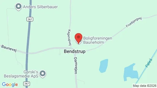 Andelsboliger til salg i Hillerød - kort over placeringen