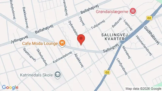 Andelsboliger til salg i Vanløse - kort over placeringen