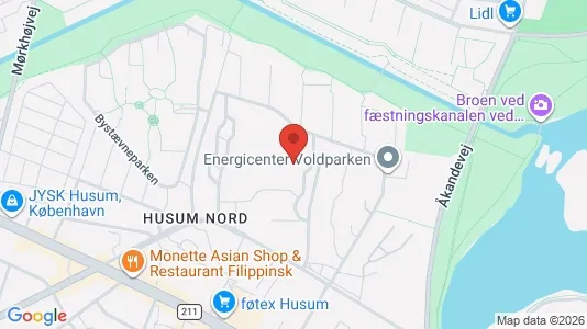 Andelsboliger til salg i Brønshøj - kort over placeringen