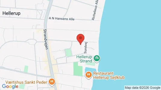 Andelsboliger til salg i Hellerup - kort over placeringen